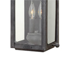 Hinkley Lighting 1854DZ-LL Aged Zinc Medium Wall Mount Lantern Image 7
