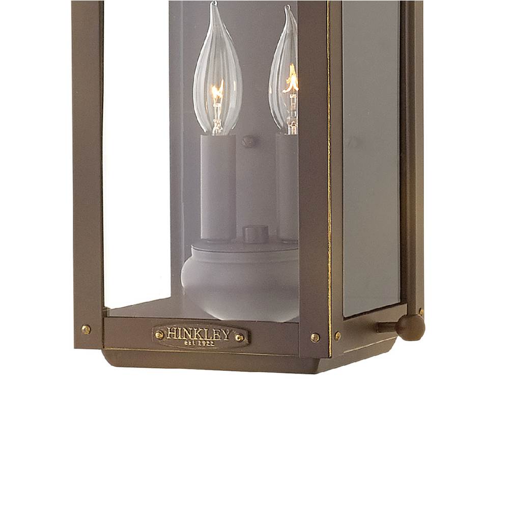 Hinkley Lighting 1854LZ-LL Light Oiled Bronze Medium Wall Mount Lantern Image 5