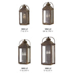 Hinkley Lighting 1854LZ Light Oiled Bronze Medium Wall Mount Lantern Image 4