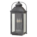 Hinkley Lighting 1855DZ-LL Aged Zinc Large Wall Mount Lantern Image 1