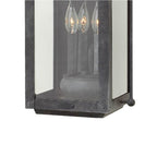 Hinkley Lighting 1855DZ-LL Aged Zinc Large Wall Mount Lantern Image 5