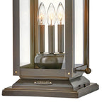 Hinkley Lighting 1857LZ-LV Light Oiled Bronze Large Pier Mount Lantern 12v Image 3