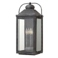 Hinkley Lighting 1858DZ Aged Zinc Extra Large Wall Mount Lantern Image 1
