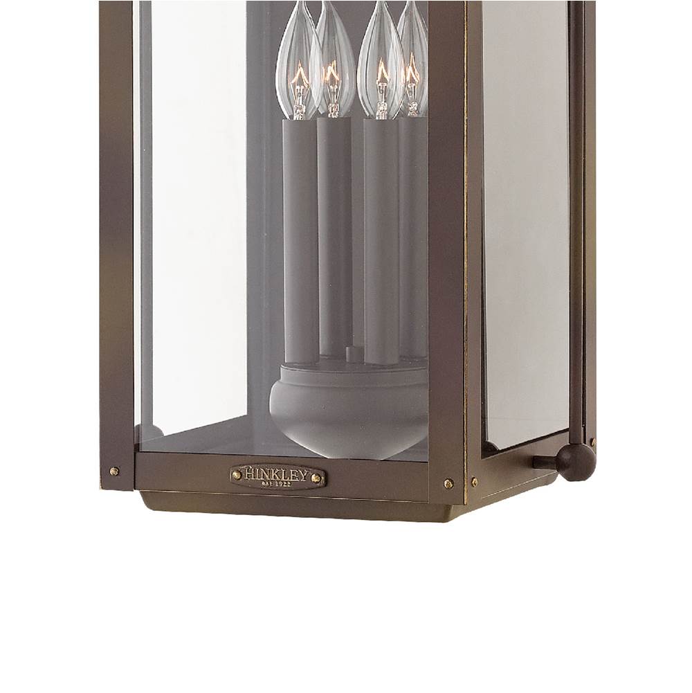 Hinkley Lighting 1858LZ Light Oiled Bronze Extra Large Wall Mount Lantern Image 5