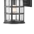 Hinkley Lighting 1865TK Textured Black Large Wall Mount Lantern Image 5