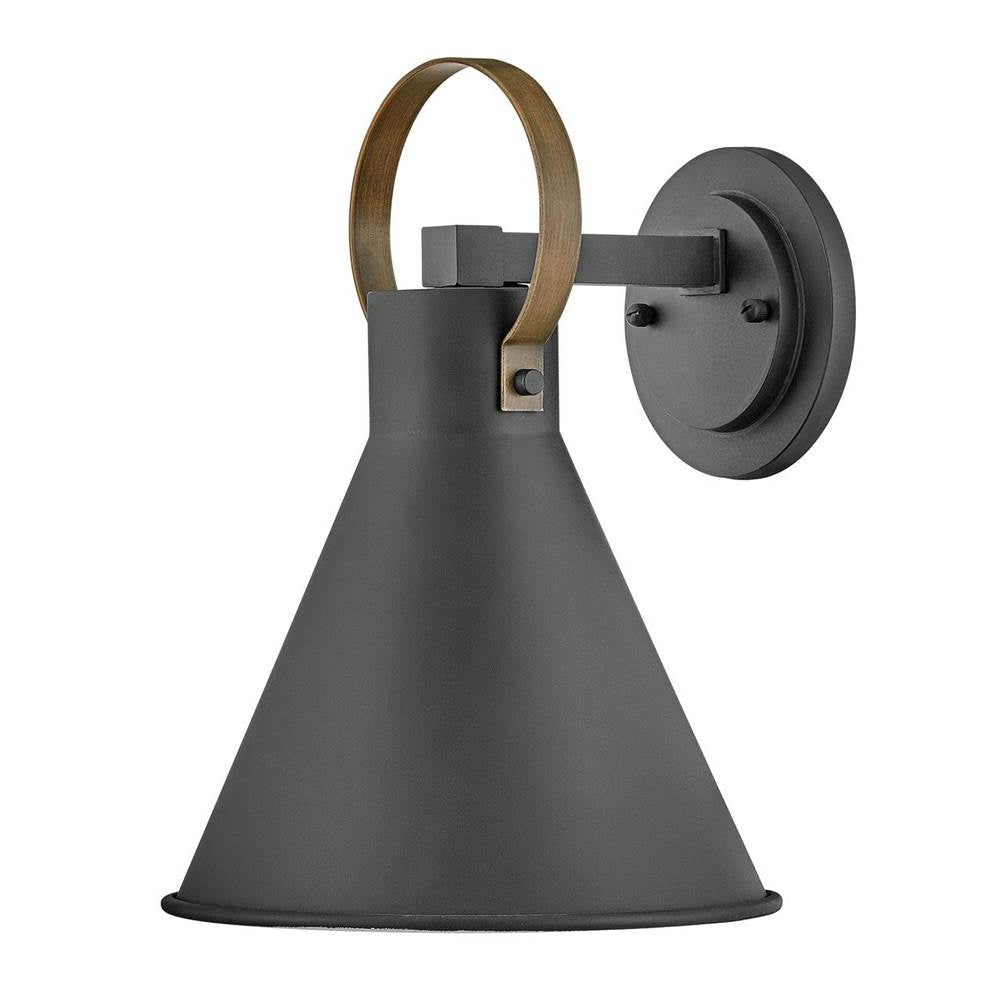 Hinkley Lighting 18870MB-LL Museum Black Small Wall Mount Lantern Image 1