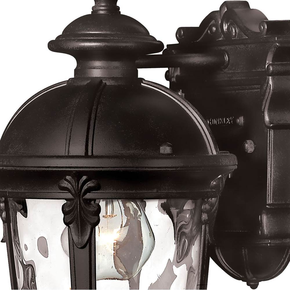 Hinkley Lighting 1890BK Black Extra Small Wall Mount Lantern Image 4