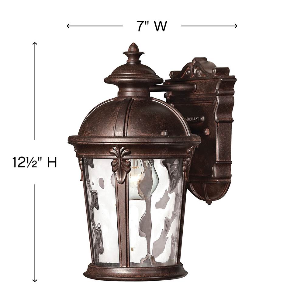 Hinkley Lighting Windsor Extra Small Wall Mount Lantern