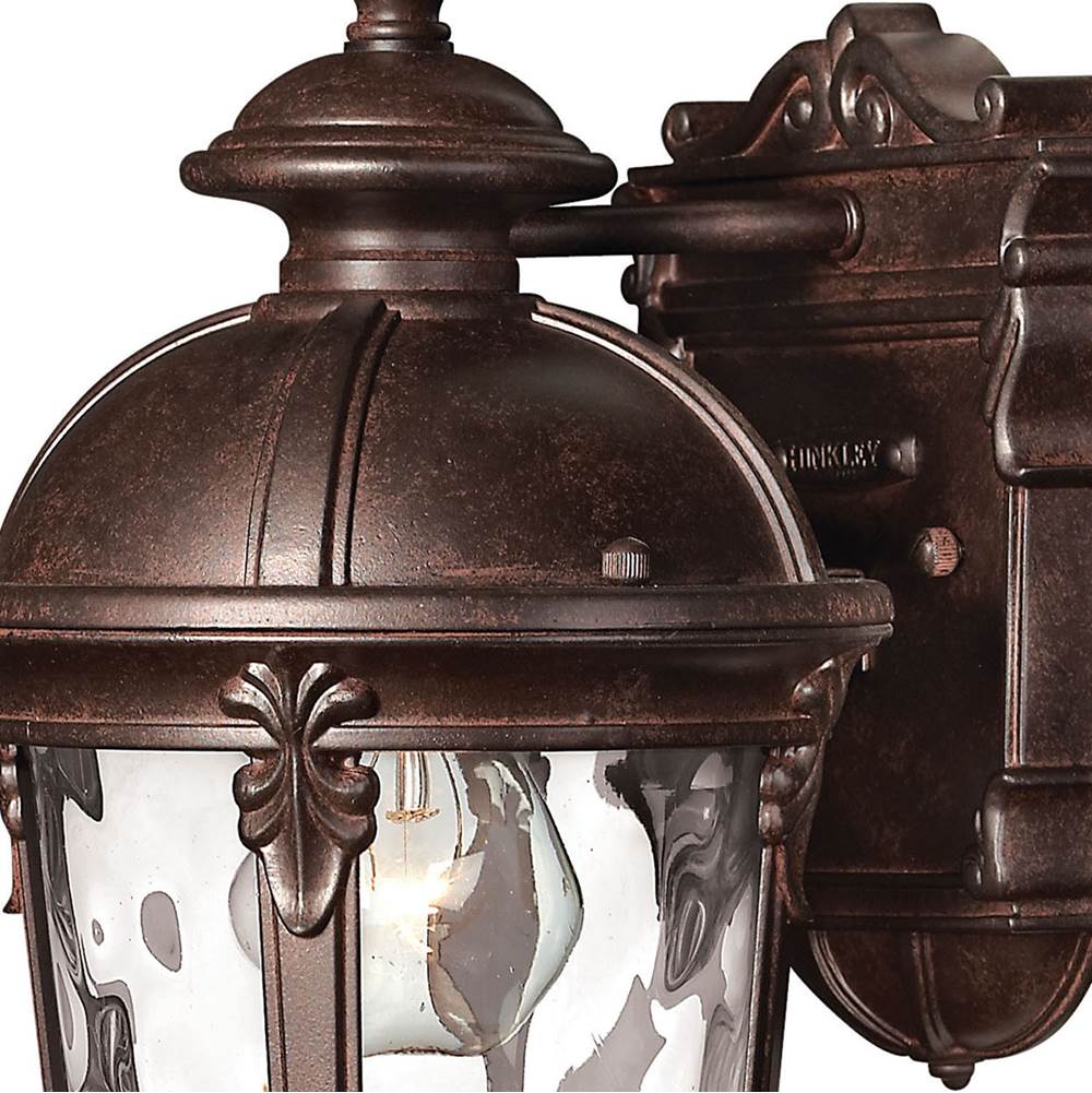 Hinkley Lighting 1890RK River Rock Extra Small Wall Mount Lantern Image 3
