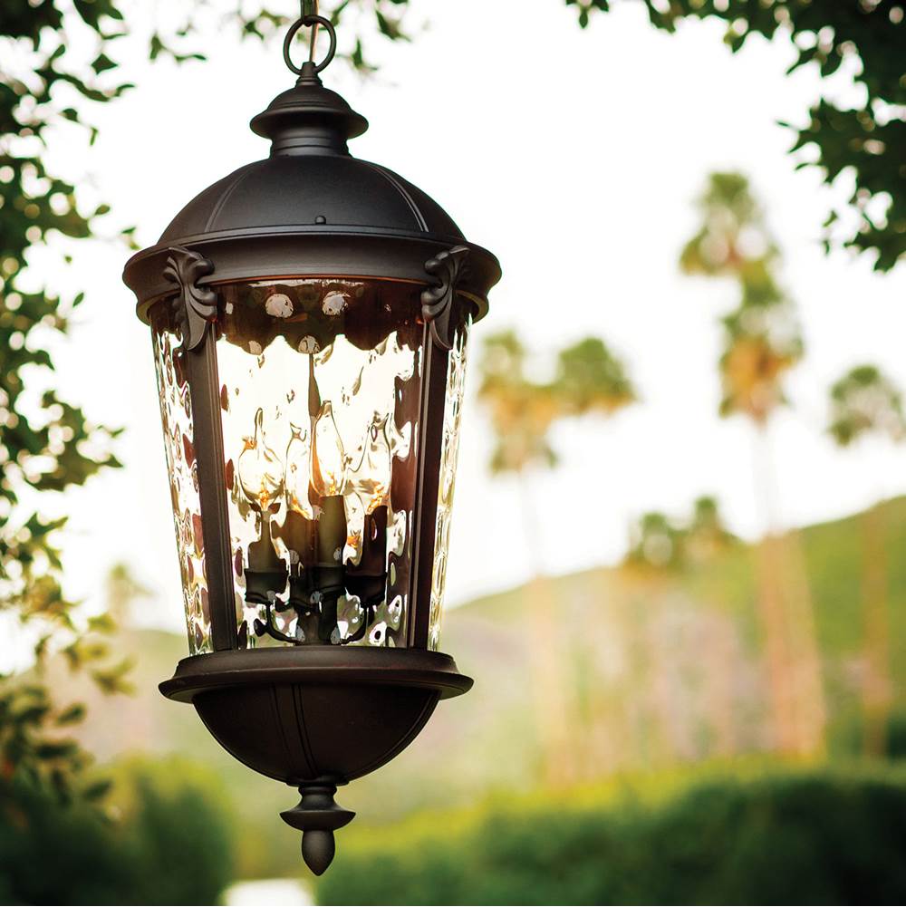 Hinkley Lighting 1892BK Black Large Hanging Lantern Image 2