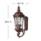 Hinkley Lighting Windsor Medium Wall Mount Lantern