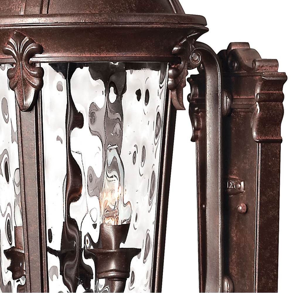 Hinkley Lighting 1894RK River Rock Medium Wall Mount Lantern Image 3