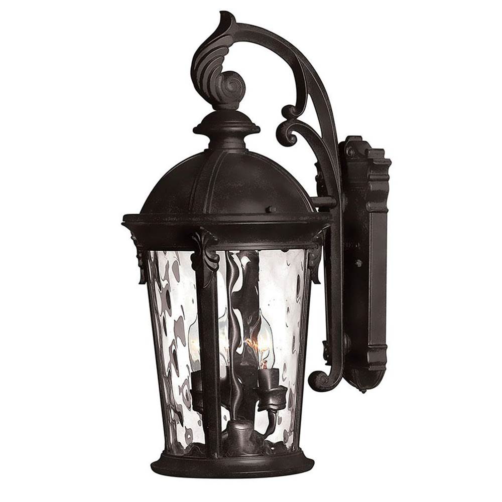 Hinkley Lighting 1898BK Black Medium Wall Mount Lantern Image 1