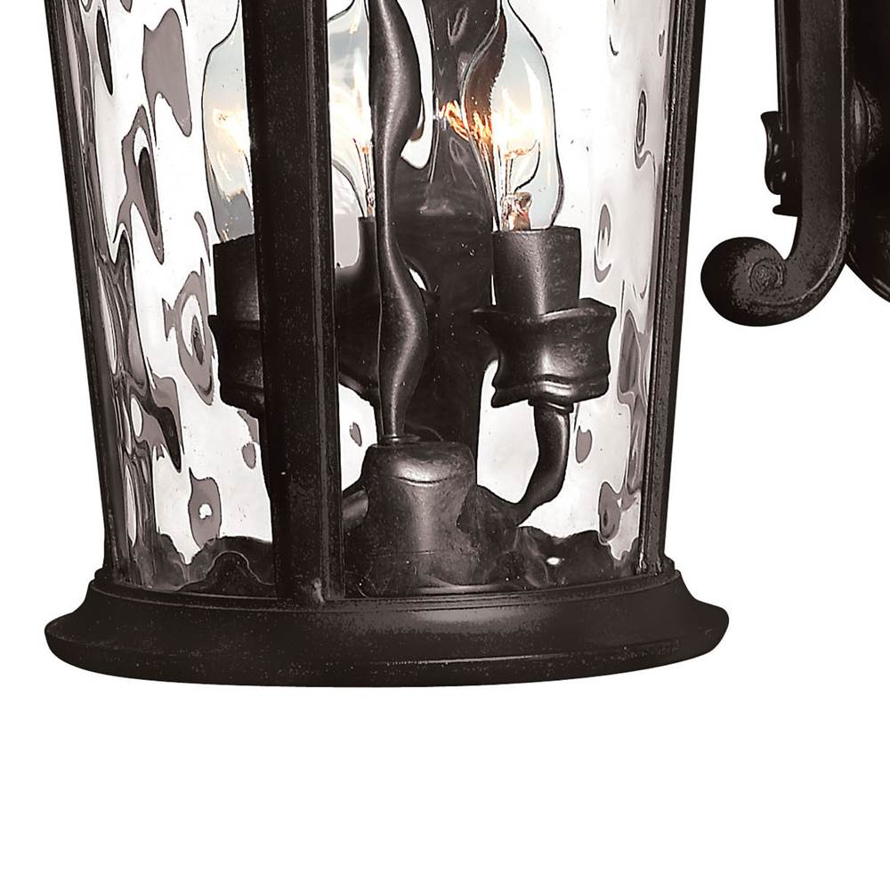 Hinkley Lighting 1898BK Black Medium Wall Mount Lantern Image 3