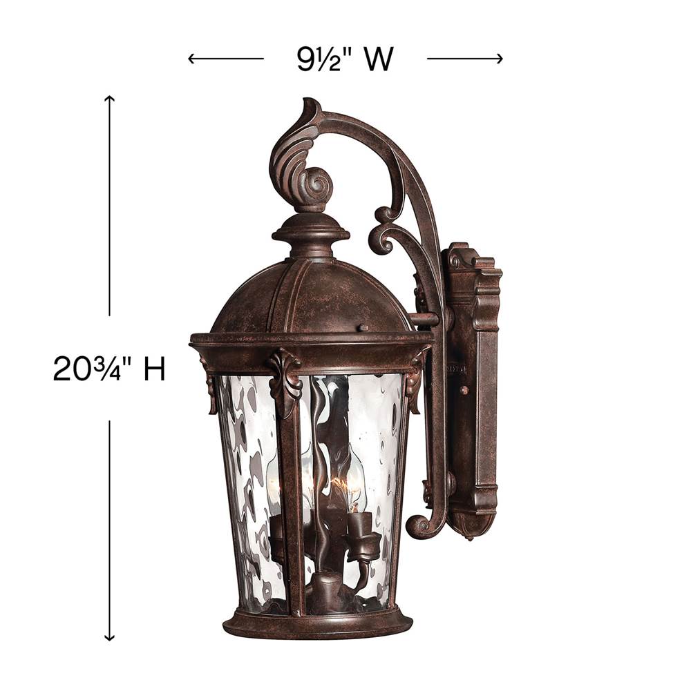 Hinkley Lighting Windsor Medium Wall Mount Lantern