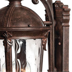 Hinkley Lighting 1898RK River Rock Medium Wall Mount Lantern Image 3