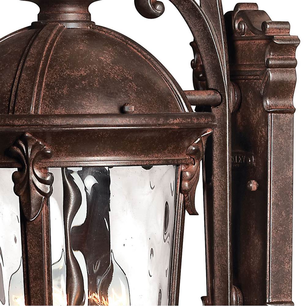 Hinkley Lighting 1898RK River Rock Medium Wall Mount Lantern Image 3