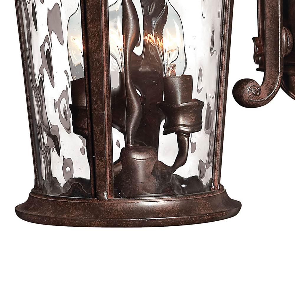 Hinkley Lighting 1898RK River Rock Medium Wall Mount Lantern Image 2