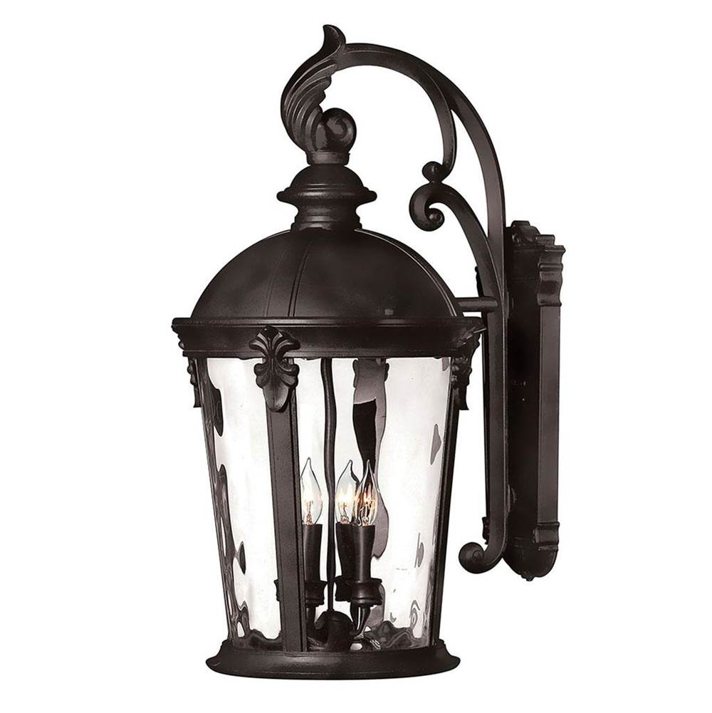 Hinkley Lighting 1899BK Black Large Wall Mount Lantern Image 1