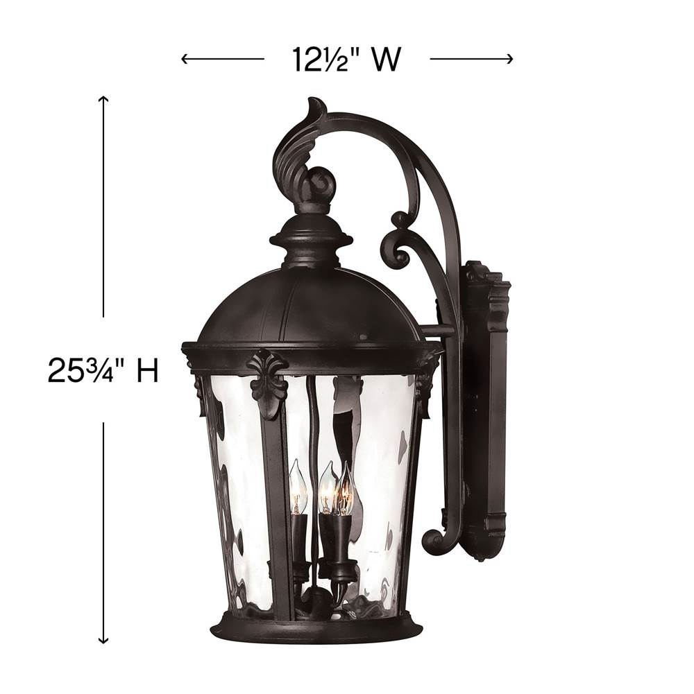 Hinkley Lighting Windsor Large Wall Mount Lantern