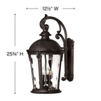Hinkley Lighting Windsor Large Wall Mount Lantern