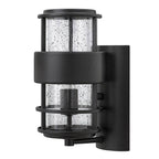 Hinkley Lighting 1900SK Satin Black Small Wall Mount Lantern Image 1