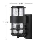 Hinkley Lighting Saturn Small Wall Mount Lantern