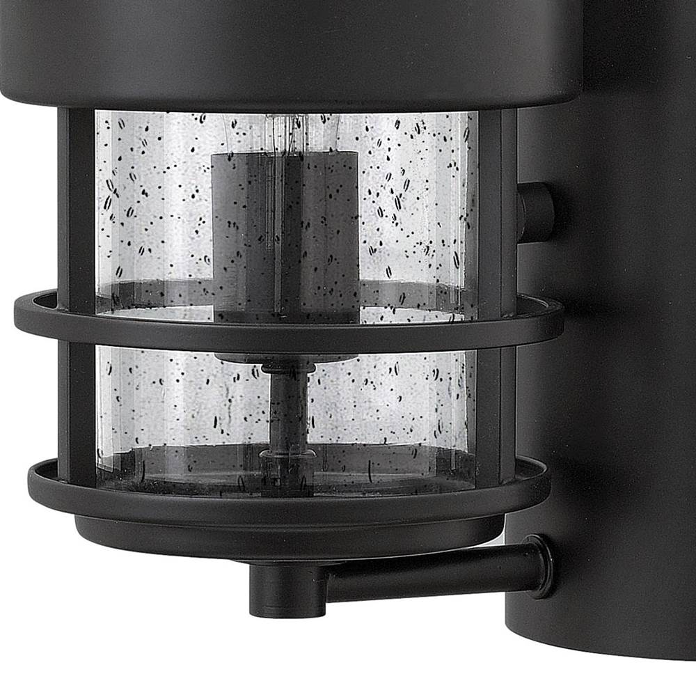 Hinkley Lighting 1900SK Satin Black Small Wall Mount Lantern Image 3
