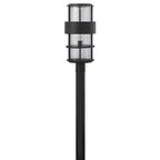 Hinkley Lighting 1901SK Satin Black Large Post Top Or Pier Mount Lantern Image 1