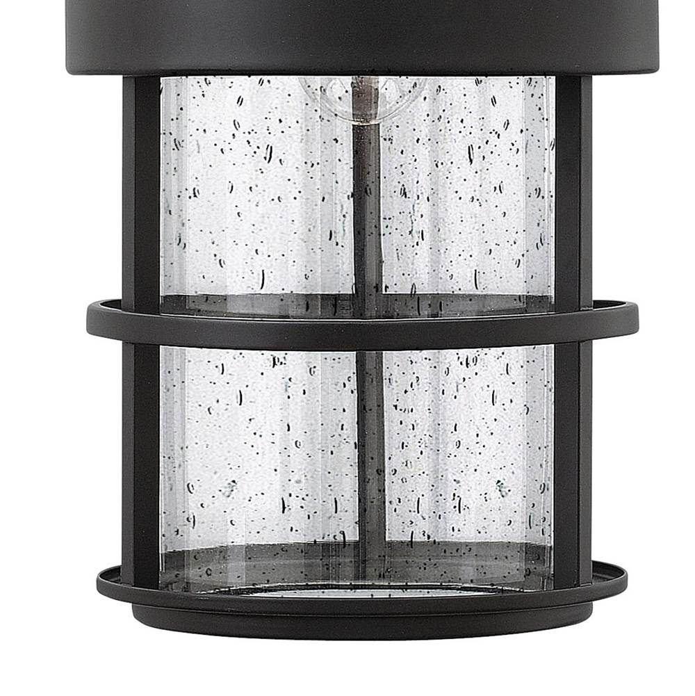 Hinkley Lighting 1902SK Satin Black Large Hanging Lantern Image 3