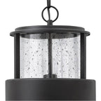 Hinkley Lighting 1902SK Satin Black Large Hanging Lantern Image 2