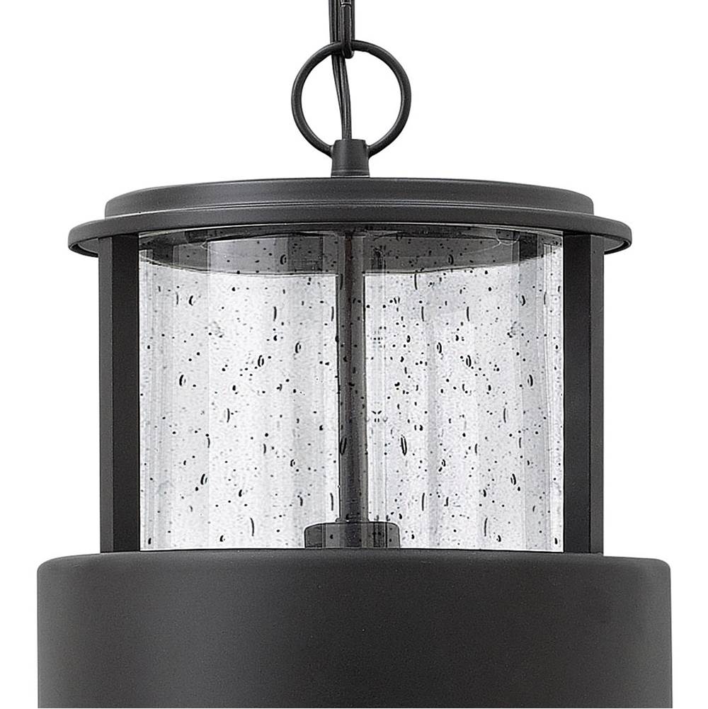 Hinkley Lighting 1902SK Satin Black Large Hanging Lantern Image 2