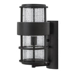 Hinkley Lighting 1904SK Satin Black Medium Wall Mount Lantern Image 1
