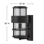 Hinkley Lighting Saturn Medium Wall Mount Lantern