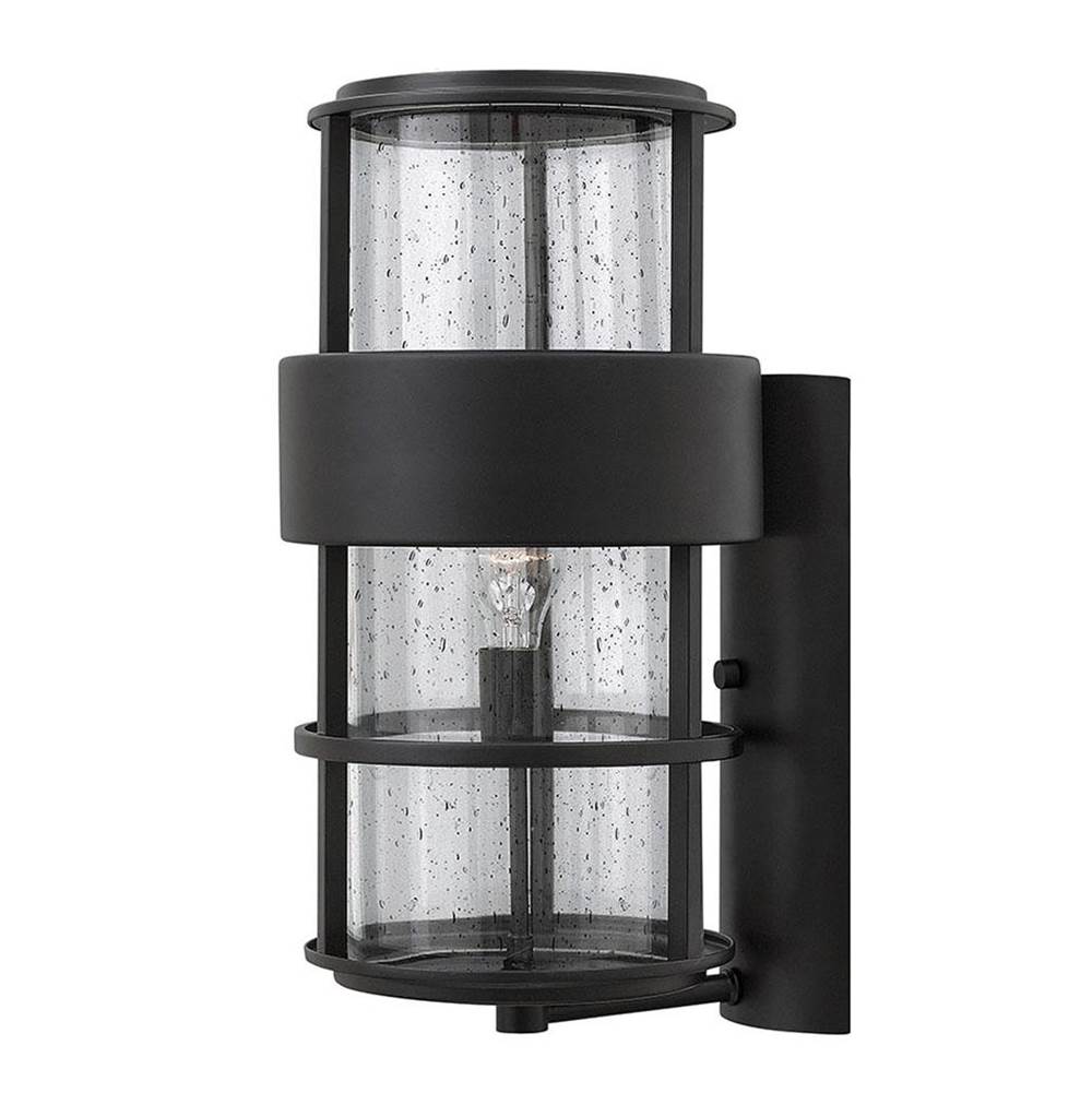Hinkley Lighting 1905SK Satin Black Large Wall Mount Lantern Image 1