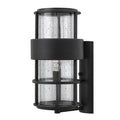Hinkley Lighting 1905SK Satin Black Large Wall Mount Lantern Image 1