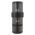 Hinkley Lighting 1909SK Satin Black Large Wall Mount Lantern Image 1