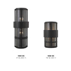 Hinkley Lighting 1909SK Satin Black Large Wall Mount Lantern Image 2