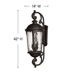 Hinkley Lighting Windsor Extra Large Wall Mount Lantern