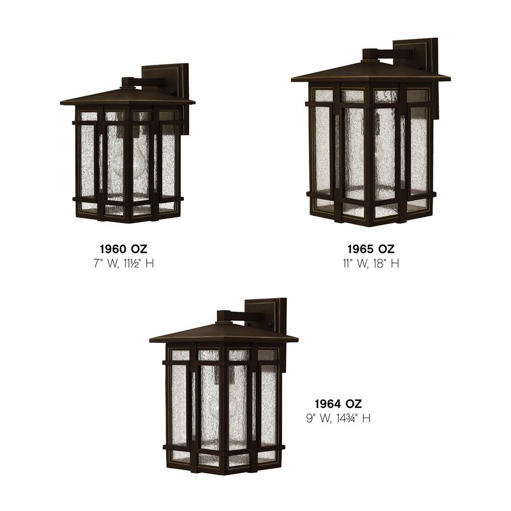 Hinkley Lighting 1965OZ Oil Rubbed Bronze Large Wall Mount Lantern Image 2