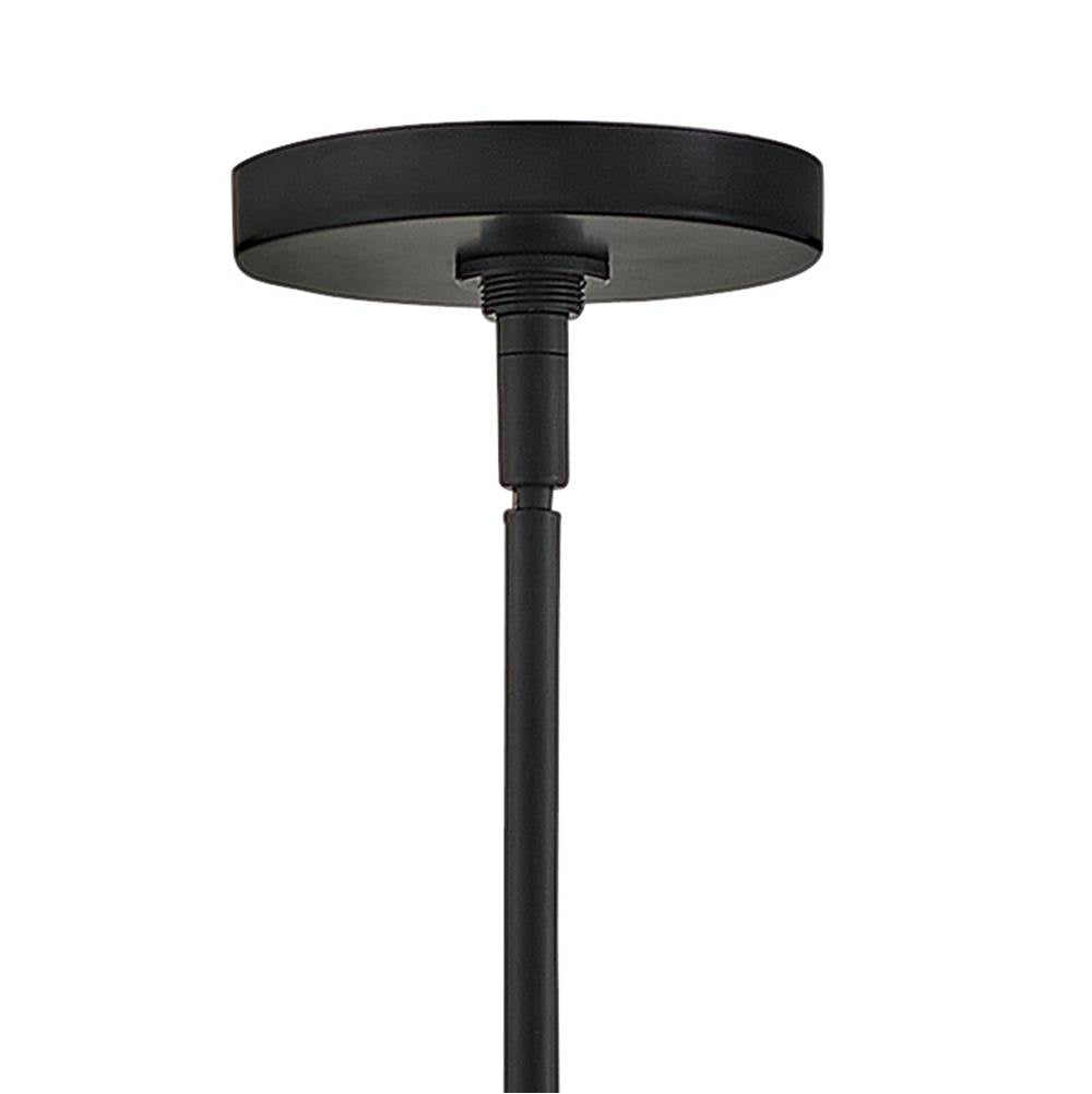 Hinkley Lighting 19675BK-NAT Black Orb Pendant Image 4