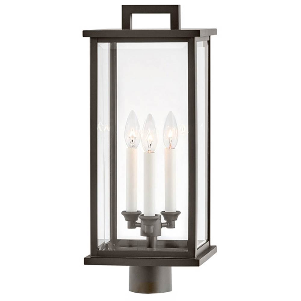 Hinkley Lighting 20011OZ Oil Rubbed Bronze Large Post Top Or Pier Mount Lantern Image 1