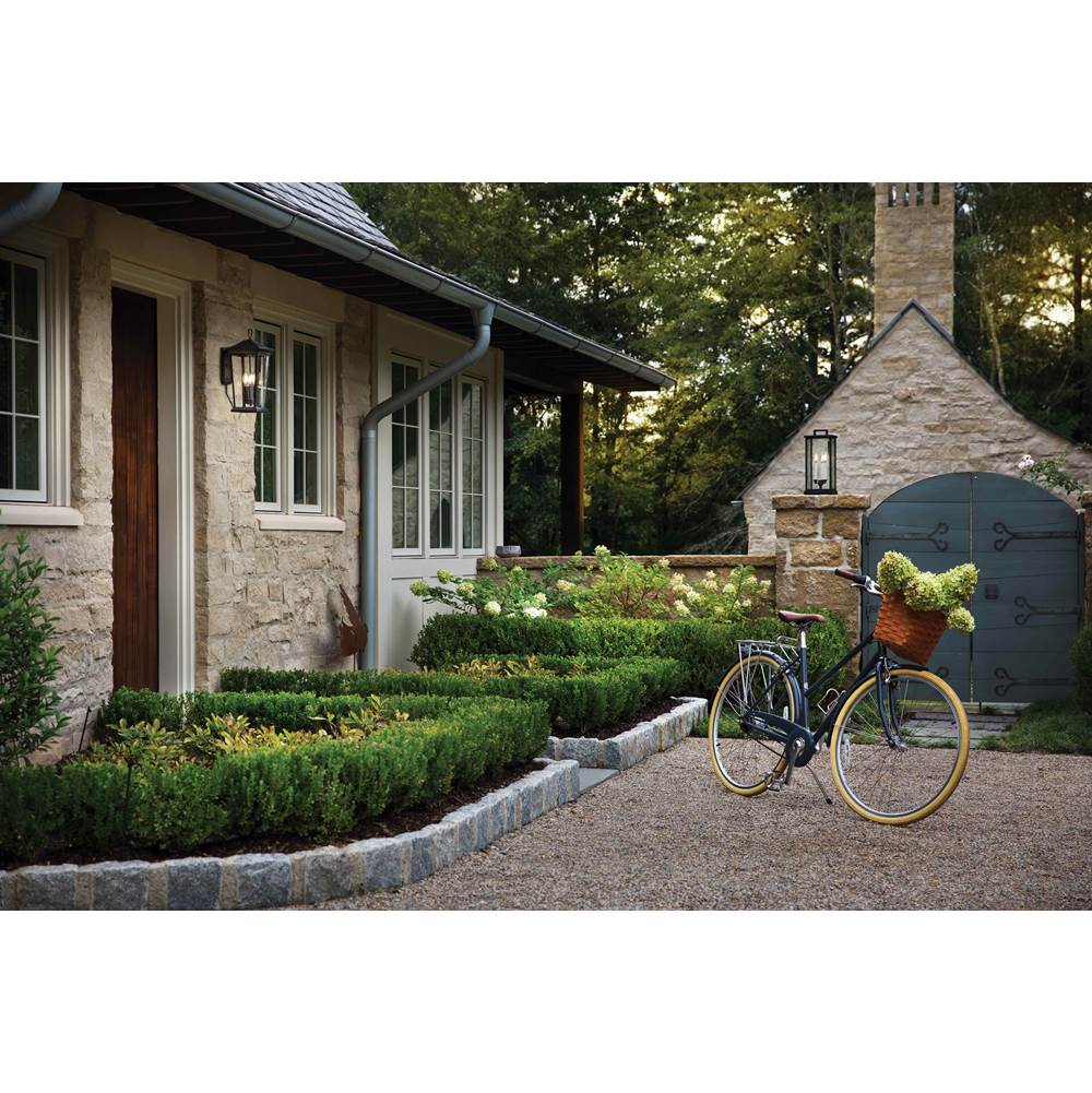 Hinkley Lighting 20015BK Black Large Wall Mount Lantern Image 3