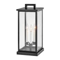 Hinkley Lighting 20017BK-LV Black Large Pier Mount Lantern 12v Image 1