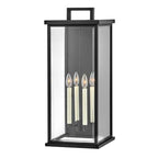 Hinkley Lighting 20018BK Black Double Extra Large Wall Mount Lantern Image 1