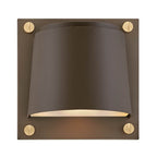 Hinkley Lighting 20020AZ-LL Architectural Bronze Small Wall Mount Lantern Image 2