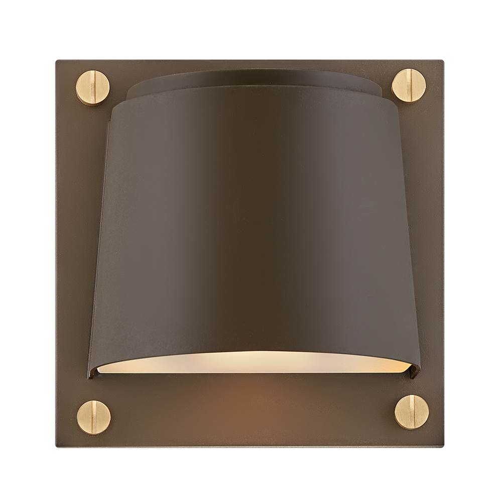 Hinkley Lighting 20020AZ-LL Architectural Bronze Small Wall Mount Lantern Image 2