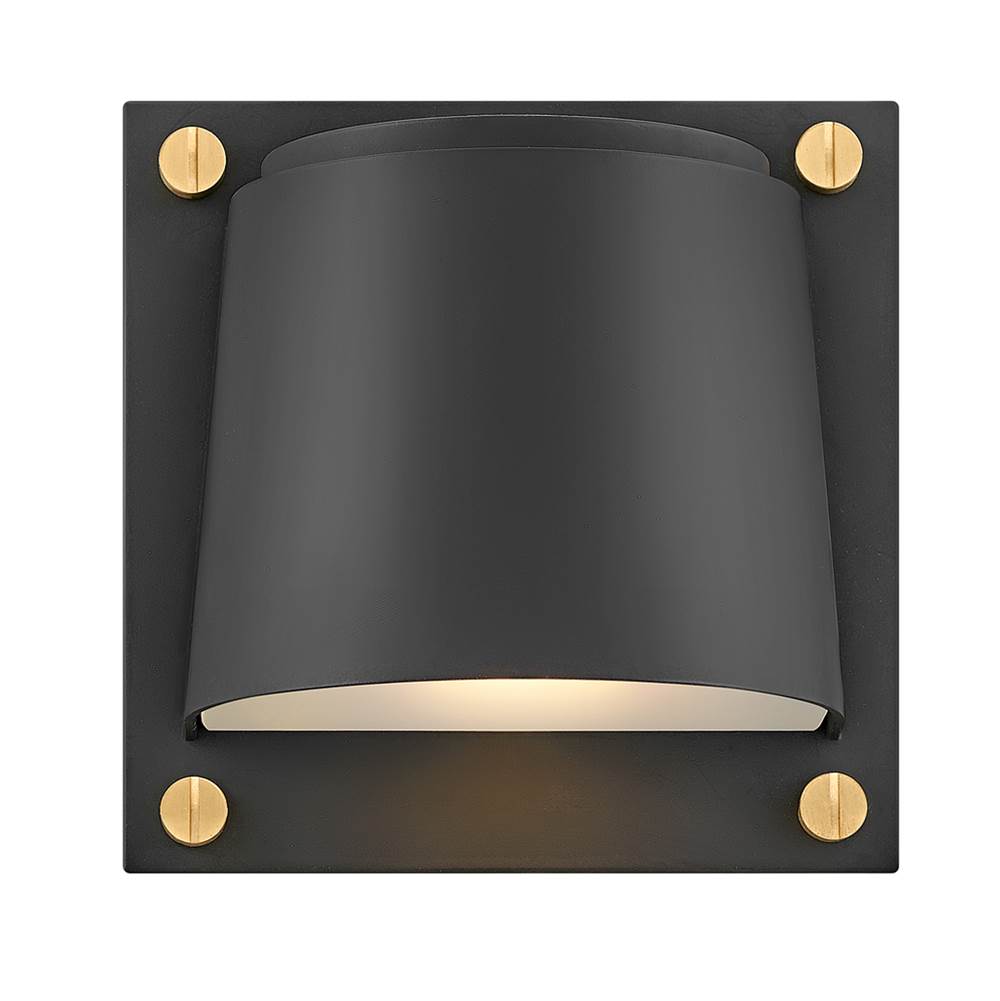 Hinkley Lighting 20020BK-LL Black Small Wall Mount Lantern Image 2