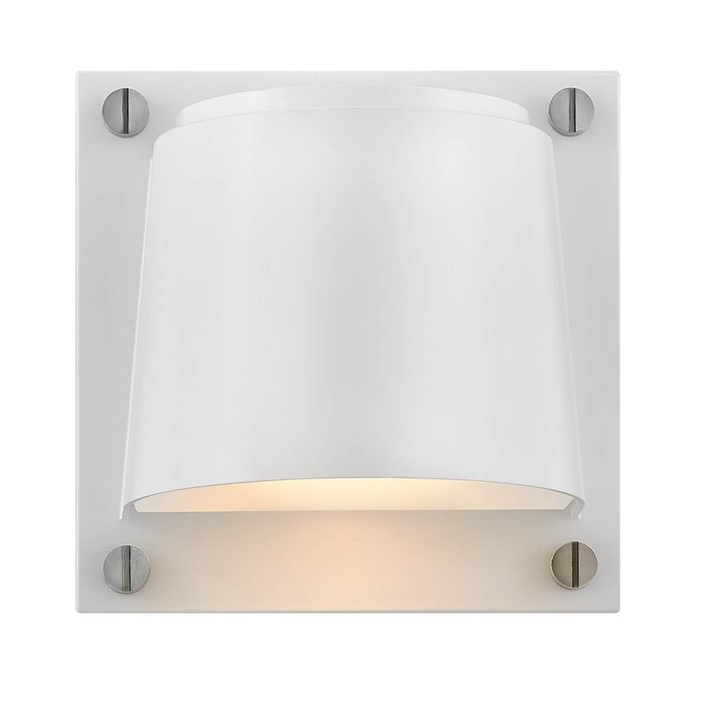 Hinkley Lighting 20020SW-LL Satin White Small Wall Mount Lantern Image 2