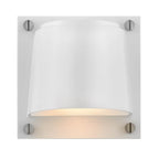 Hinkley Lighting 20020SW-LL Satin White Small Wall Mount Lantern Image 2